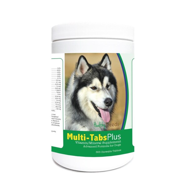 Healthy Breeds Siberian Husky Multi-Tabs Plus Chewable Tablets, 365PK 840235121930 - main